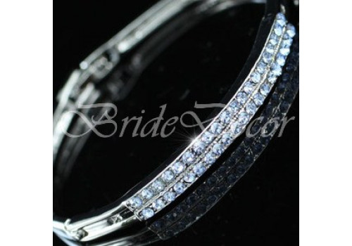 Жесткий браслет Swarovski